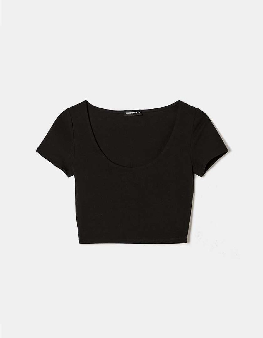 Vestiario Tally Weijl | T-Shirt Corta Basic Nero