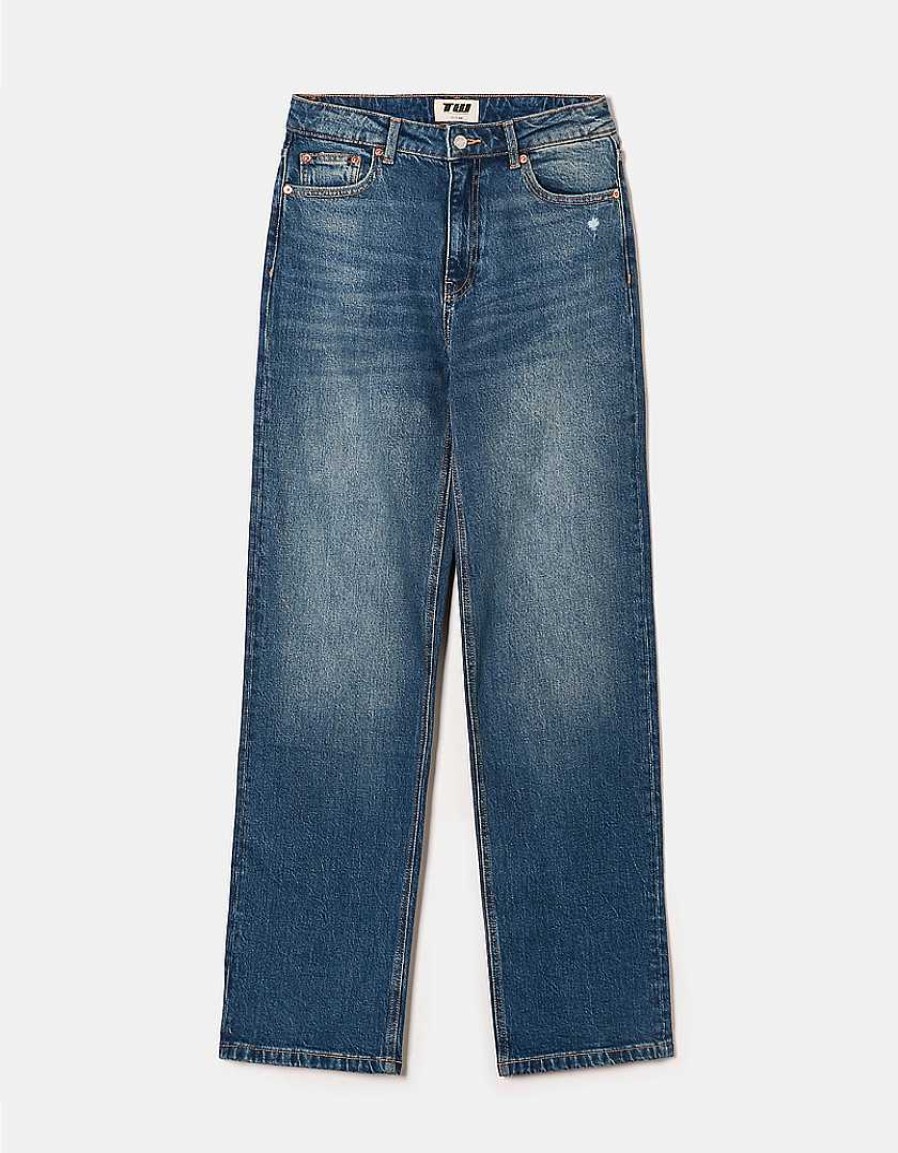 Jeans Tally Weijl | Jeans A Gamba Dritta Blu