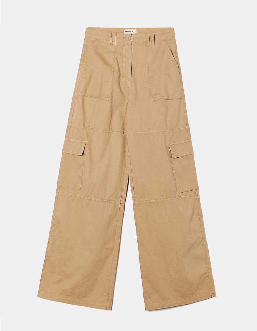 Vestiario Tally Weijl | Pantaloni Cargo Leggeri Marrone