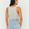 Vestiario Tally Weijl | Body Basic Con Scollo All'Americana Grigio