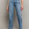 Jeans Tally Weijl | Jeans A Gamba Dritta A Vita Alta Blu