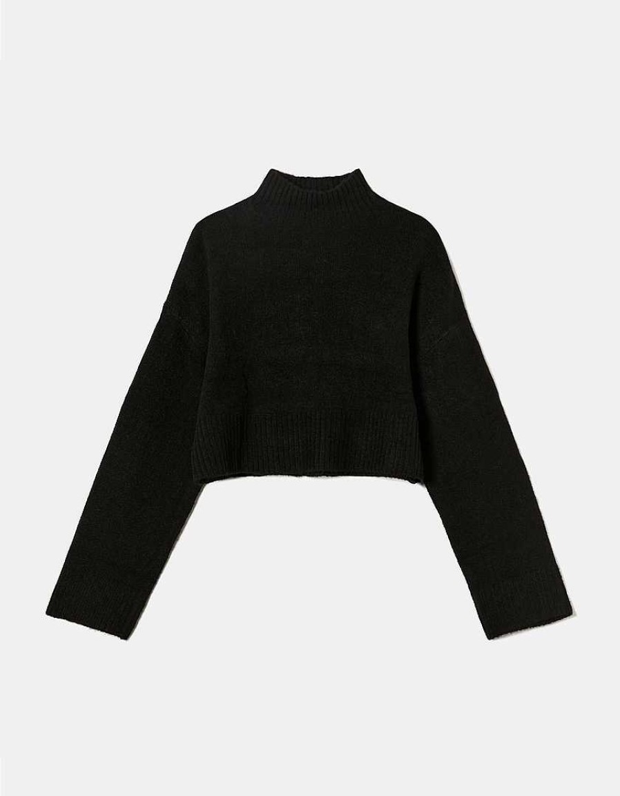 Vestiario Tally Weijl | Maglione Corto Ampio Nero