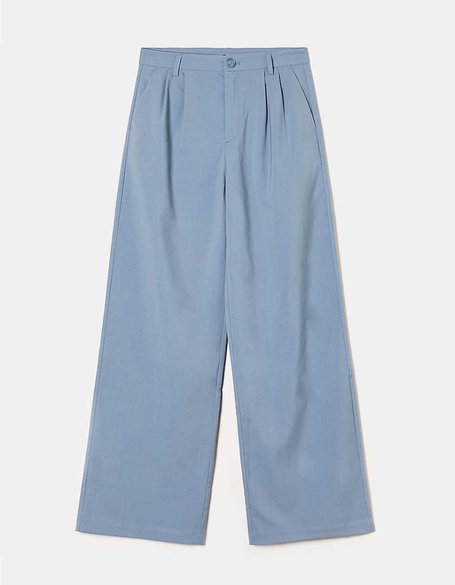 Vestiario Tally Weijl Pantaloni A Gamba Larga | Pantaloni Larghi A Gamba Larga Blu