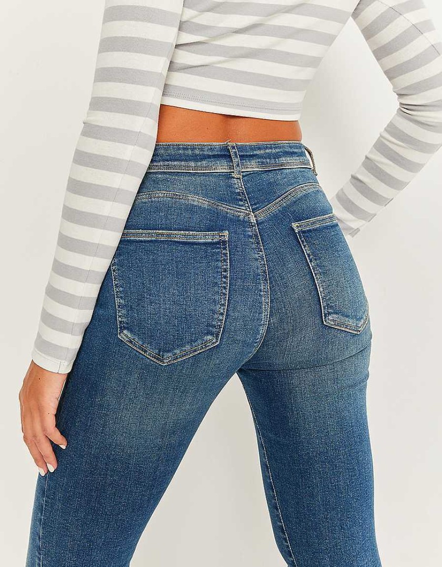 Jeans Tally Weijl | Jeans Push Up Skinny A Vita Media Blu