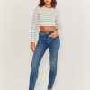 Jeans Tally Weijl | Jeans Push Up Skinny A Vita Media Blu