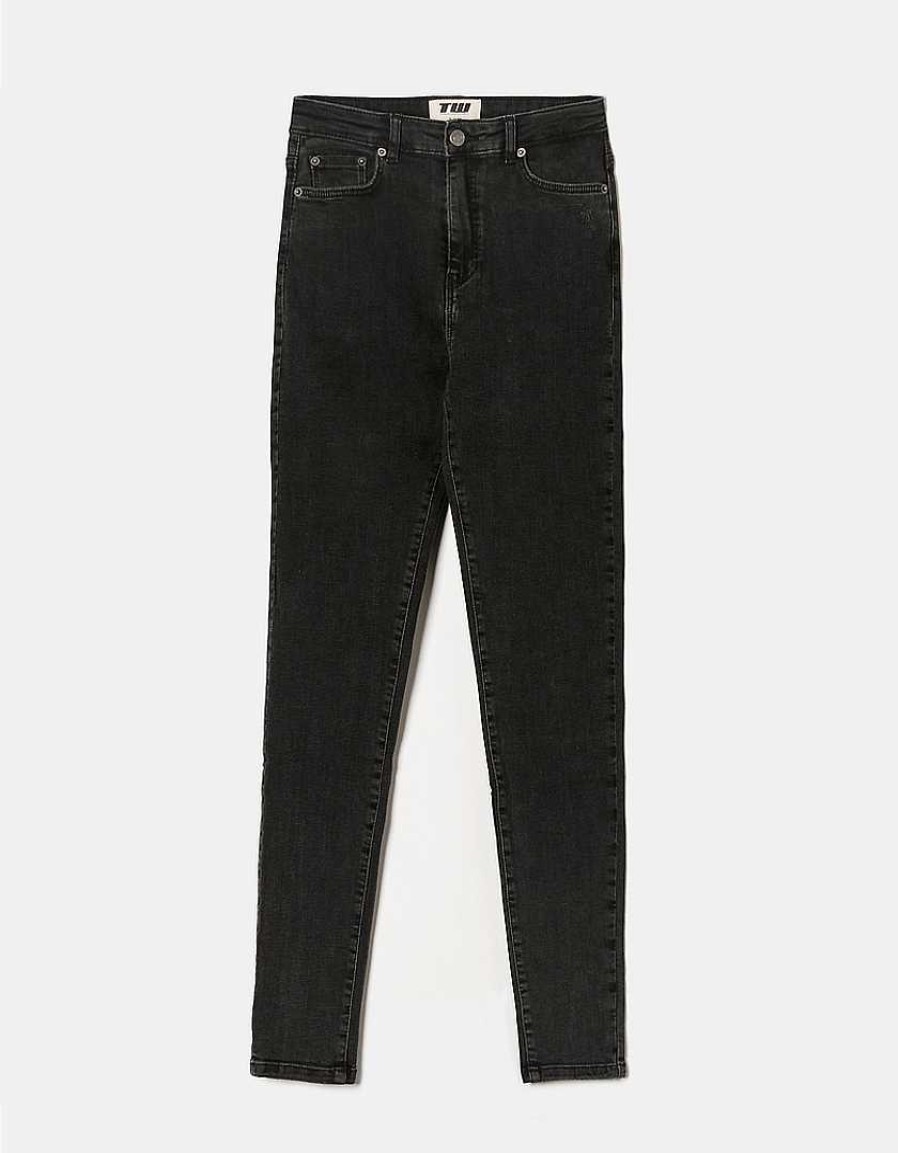 Jeans Tally Weijl | Jeans Skinny A Vita Alta Nero