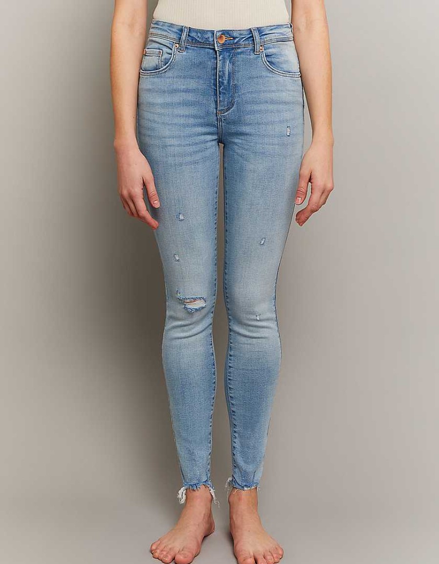 Jeans Tally Weijl | Jeans Push Up Skinny A Vita Media Blu