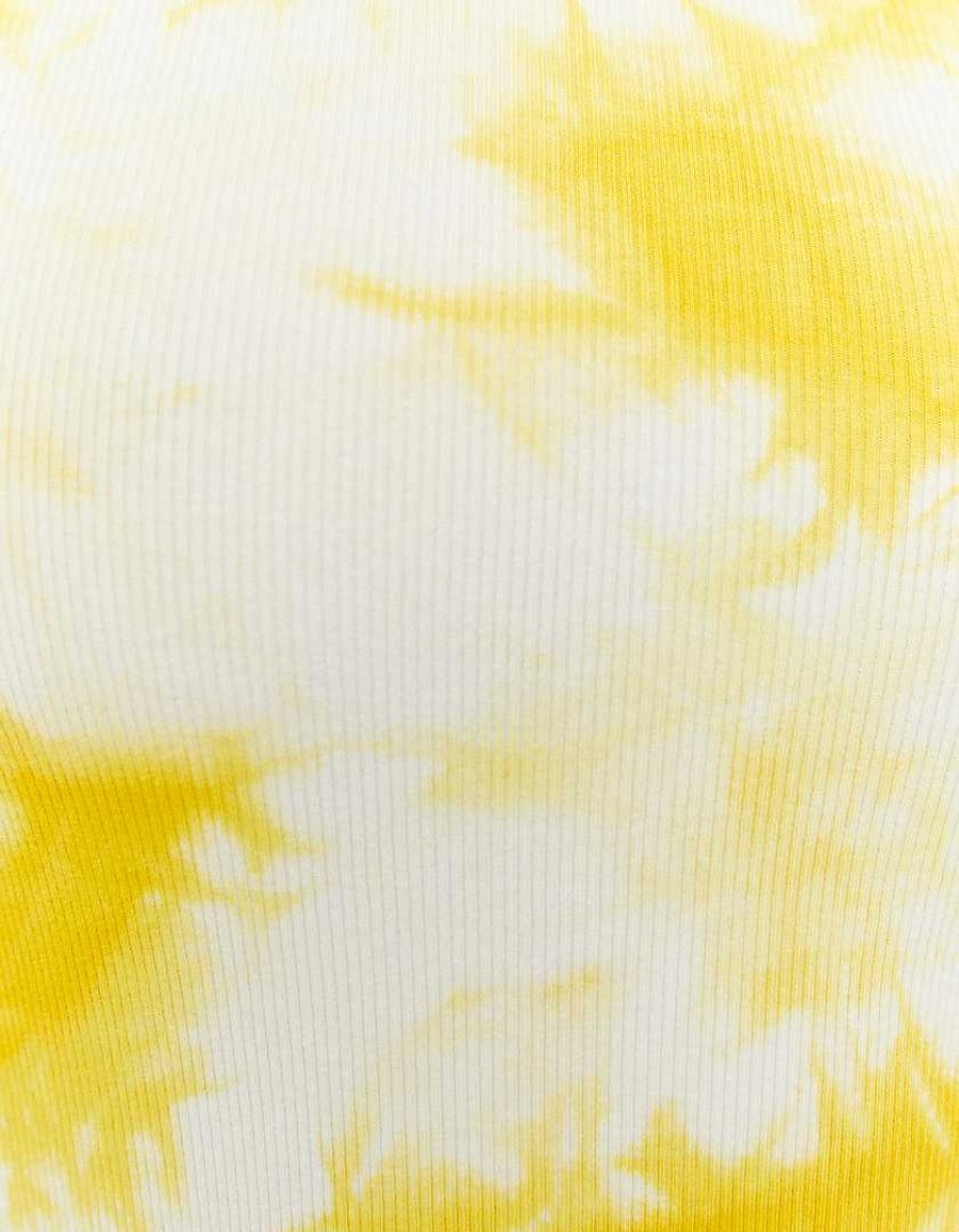 Vestiario Tally Weijl Abiti Corti E Mini | Mini Abito Tie-Dye Giallo