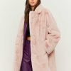 Vestiario Tally Weijl Cappotti | Cappotto In Pelliccia Sintetica Rosa