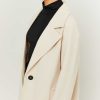 Vestiario Tally Weijl Cappotti | Cappotto Lungo Basic In Finta Lana Beige