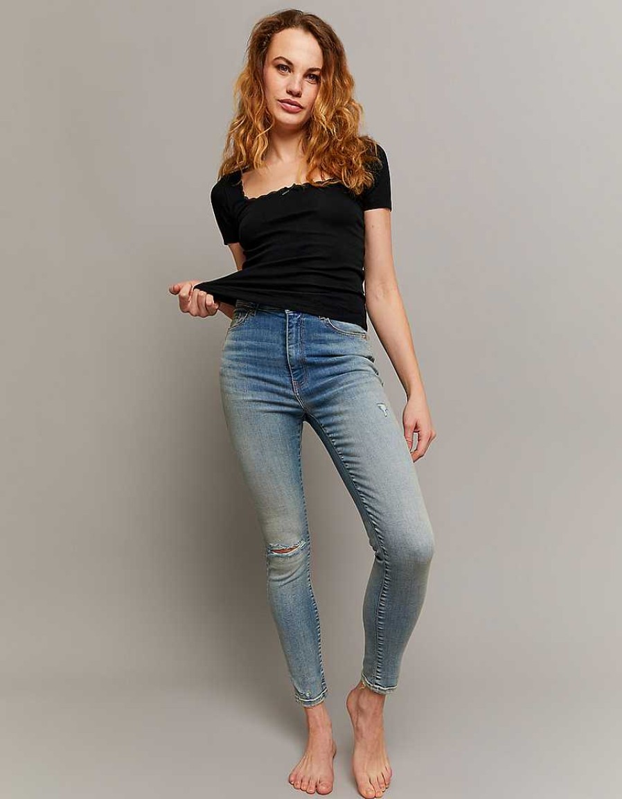 Jeans Tally Weijl | Jeans Skinny A Vita Alta Blu