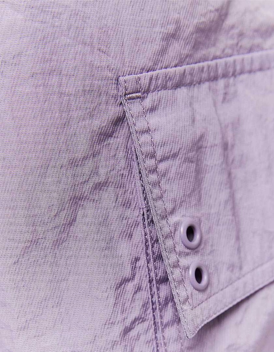 Vestiario Tally Weijl | Pantaloni Da Paracadute A Vita Media Viola