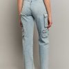 Vestiario Tally Weijl | I Jeans Caricano Multitasche A Vita Media Blu