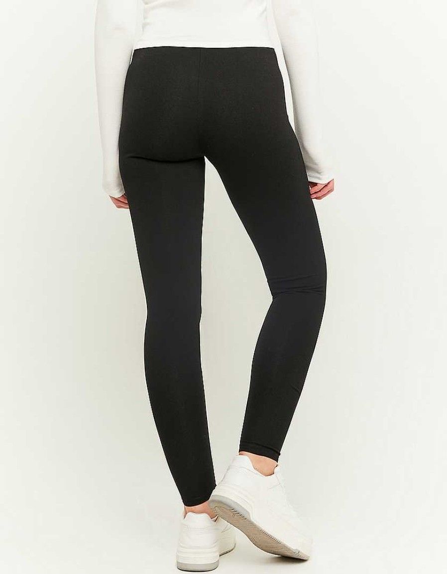 Vestiario Tally Weijl | Leggings Basici A Vita Alta Nero