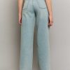 Jeans Tally Weijl | Jeans A Gamba Larga A Vita Alta Blu