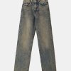 Jeans Tally Weijl | Jeans A Gamba Dritta A Vita Alta Blu