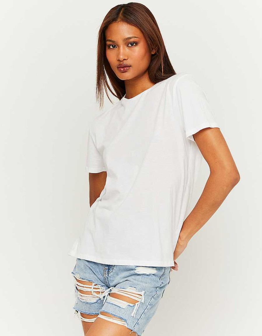 Vestiario Tally Weijl | T-Shirt Oversize Basic Bianco