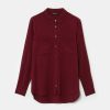 Vestiario Tally Weijl | Camicia A Maniche Lunghe Con Bottoni Rosso