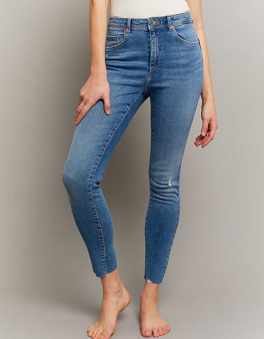 Jeans Tally Weijl | Jeans Push Up Skinny A Vita Media Blu