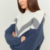 Vestiario Tally Weijl | Maglione Lavorato A Maglia A Righe Dal Taglio Ampio E Corto Multicolore