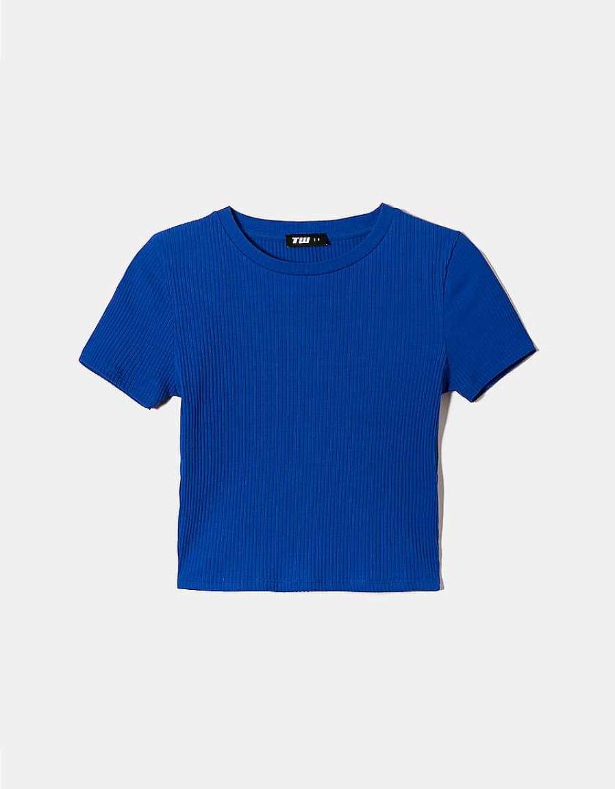 Vestiario Tally Weijl | T-Shirt Basic Corta Blu