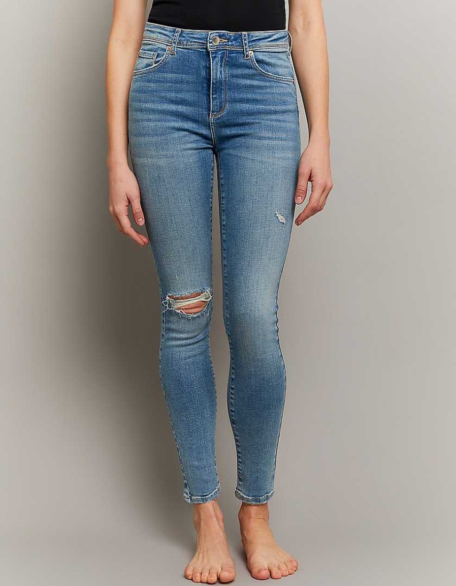 Jeans Tally Weijl | Jeans Push Up Skinny A Vita Media Blu