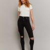 Jeans Tally Weijl | Jeans Skinny A Vita Alta Nero