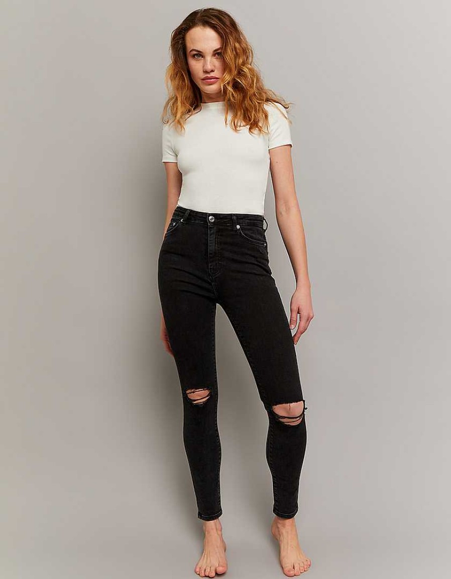 Jeans Tally Weijl | Jeans Skinny A Vita Alta Nero