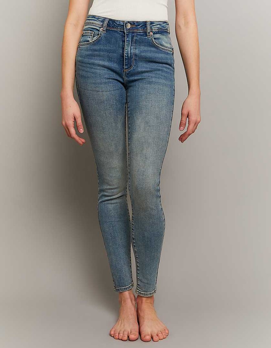 Jeans Tally Weijl | Jeans Push Up Skinny A Vita Media Blu