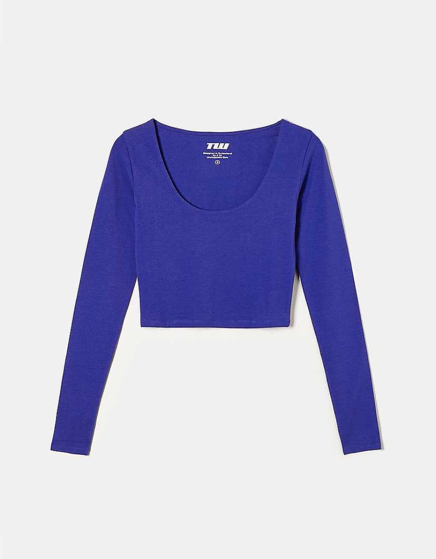 Vestiario Tally Weijl | T-Shirt Basic Corta Blu