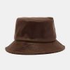 Accessori Tally Weijl | Cappello Da Pescatore In Finta Pelle Marrone