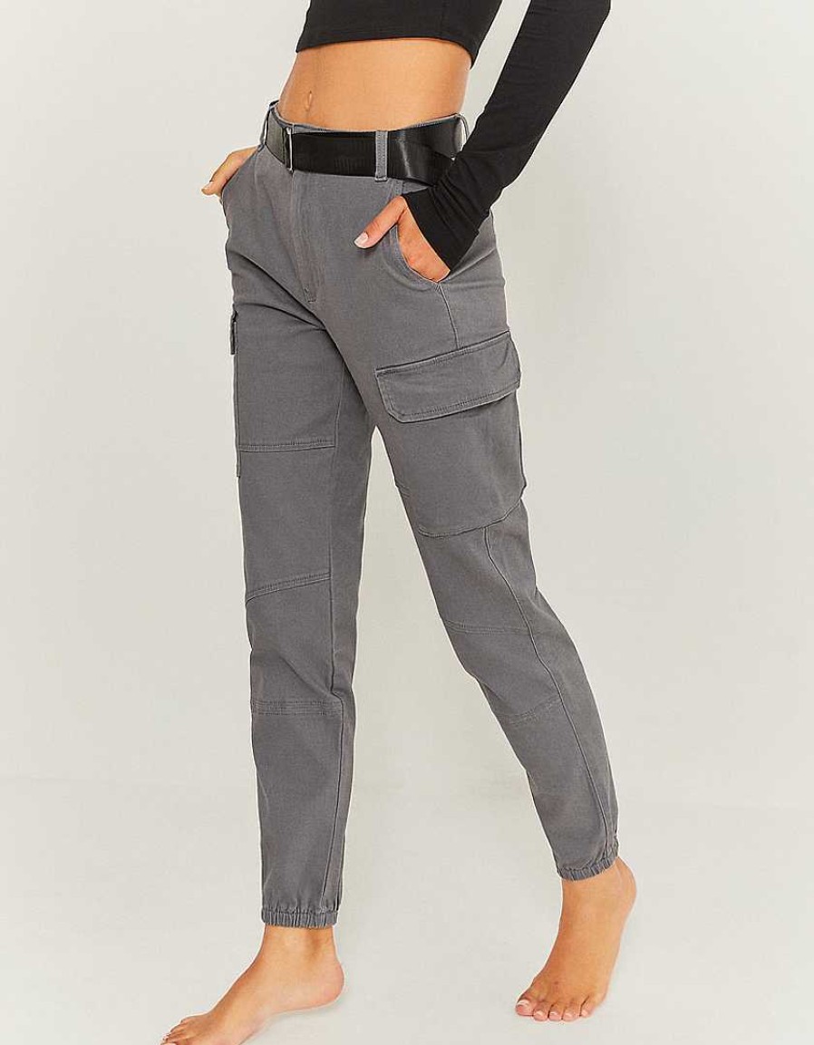 Vestiario Tally Weijl | Jogger Da Carico Grigio