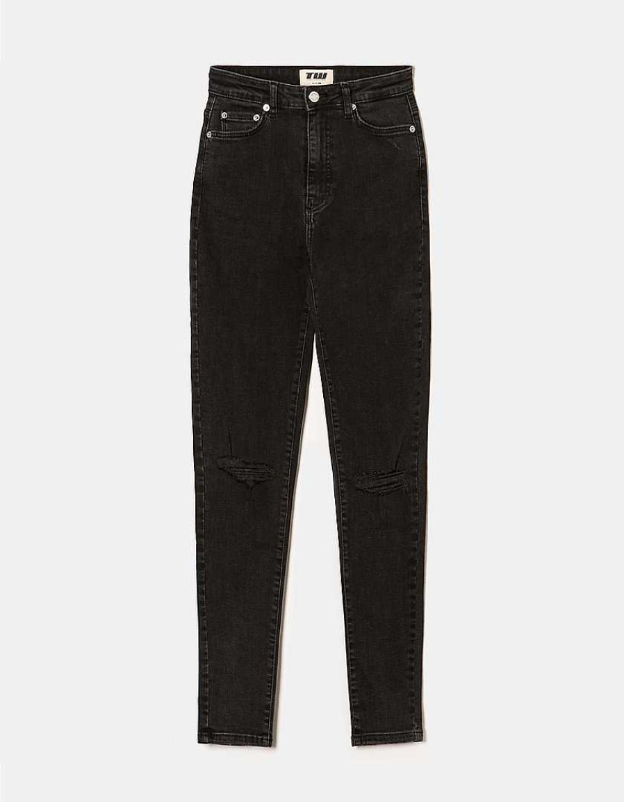 Jeans Tally Weijl | Jeans Skinny A Vita Alta Nero