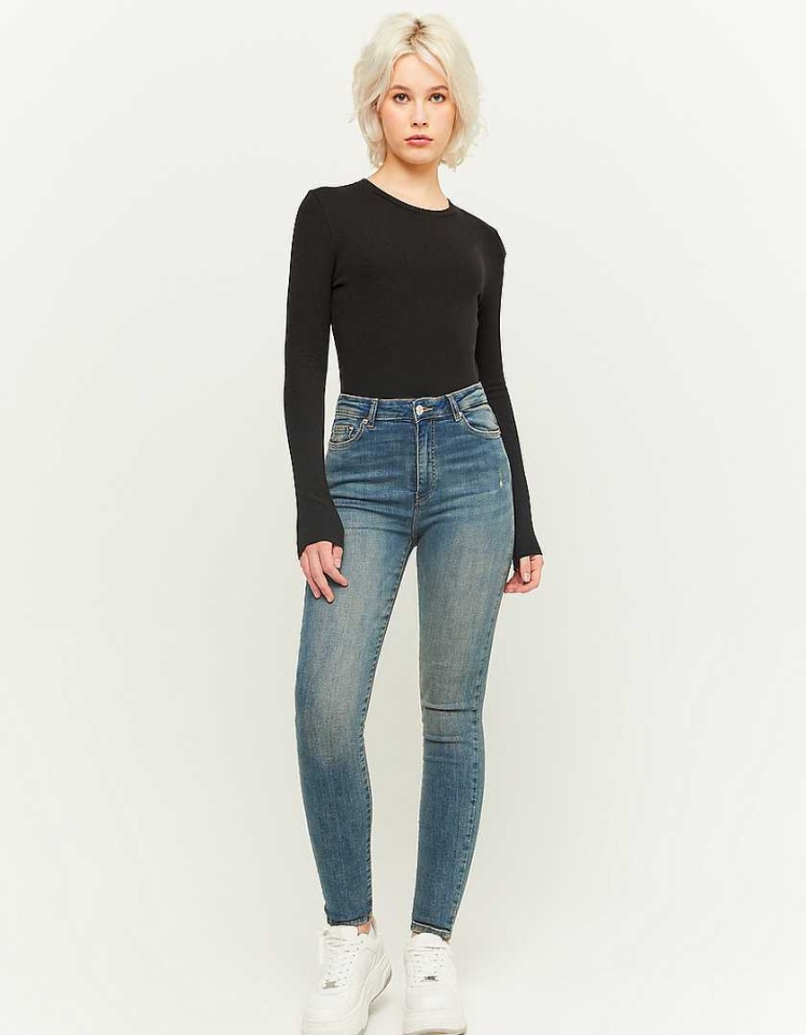 Jeans Tally Weijl | Jeans Skinny A Vita Alta Blu