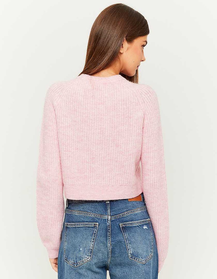 Vestiario Tally Weijl | Maglione In Maglia Melange Rosa