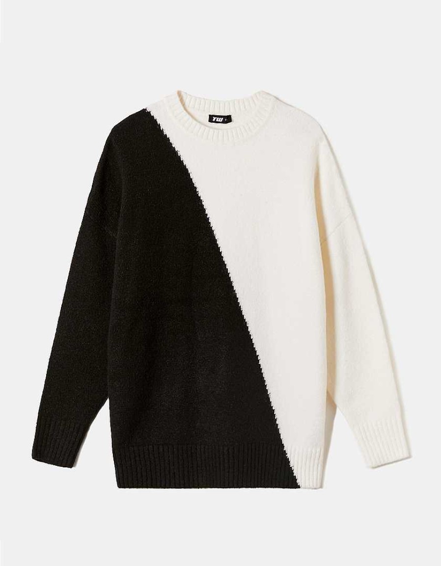 Vestiario Tally Weijl | Maglione Oversize Colorblock Nero