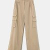 Vestiario Tally Weijl | Pantaloni Cargo Beige A Gamba Larga Marrone